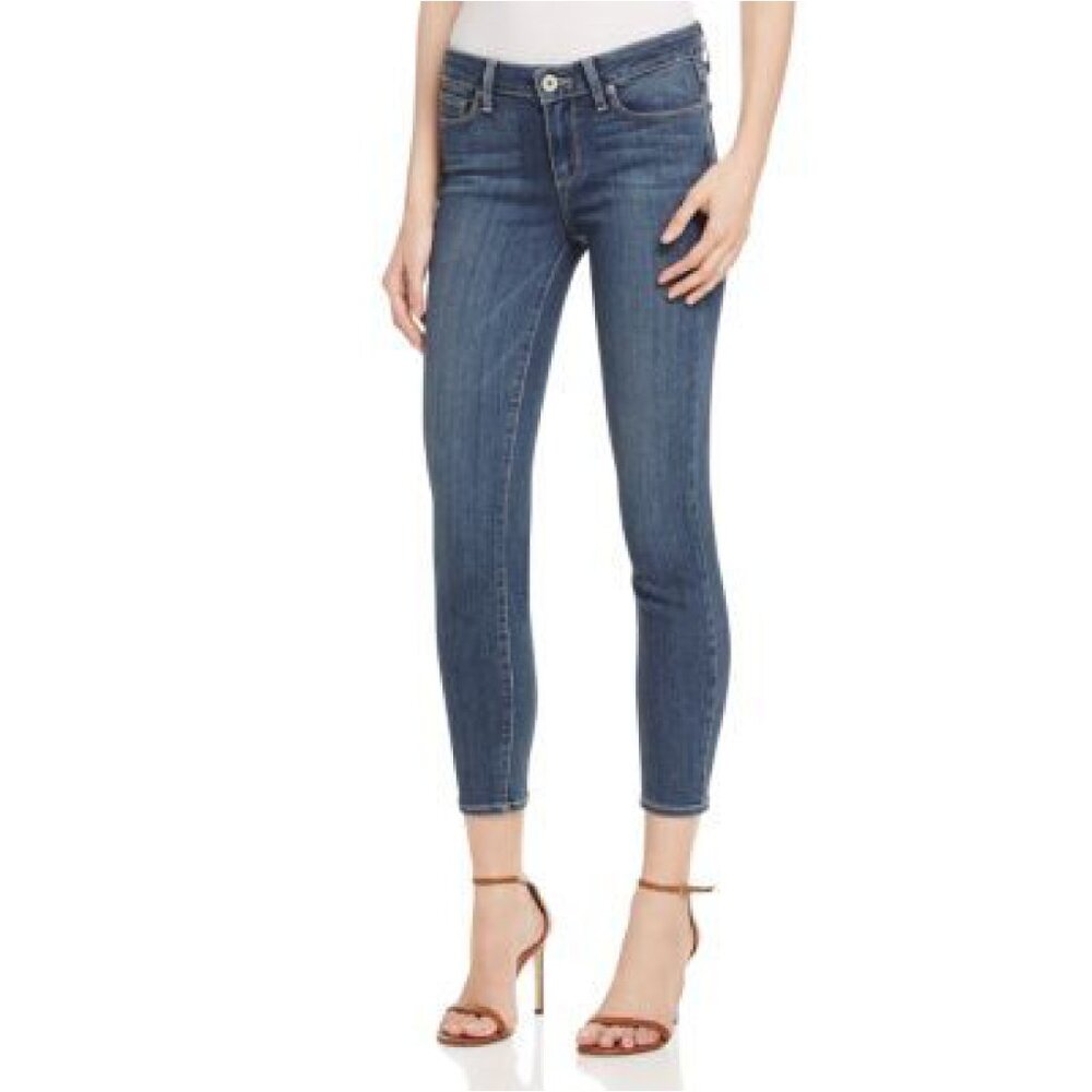 PAIGE Verdugo Crop Jeans Silas Wash